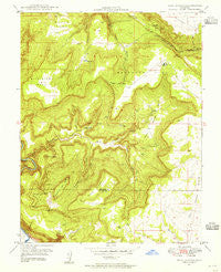 Bull Canyon Colorado Historical topographic map, 1:24000 scale, 7.5 X 7.5 Minute, Year 1948