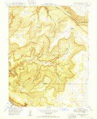 Bull Canyon Colorado Historical topographic map, 1:24000 scale, 7.5 X 7.5 Minute, Year 1949