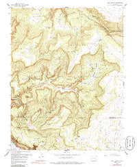 Bull Canyon Colorado Historical topographic map, 1:24000 scale, 7.5 X 7.5 Minute, Year 1960