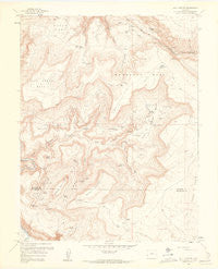 Bull Canyon Colorado Historical topographic map, 1:24000 scale, 7.5 X 7.5 Minute, Year 1960