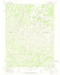 Bull Fork Colorado Historical topographic map, 1:24000 scale, 7.5 X 7.5 Minute, Year 1971