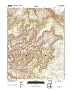 Bull Canyon Colorado Historical topographic map, 1:24000 scale, 7.5 X 7.5 Minute, Year 2013