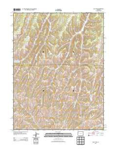 Bull Fork Colorado Historical topographic map, 1:24000 scale, 7.5 X 7.5 Minute, Year 2013
