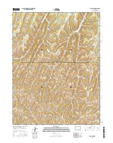 Bull Fork Colorado Current topographic map, 1:24000 scale, 7.5 X 7.5 Minute, Year 2016