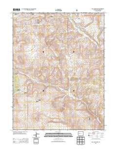 Bull Mountain Colorado Historical topographic map, 1:24000 scale, 7.5 X 7.5 Minute, Year 2013
