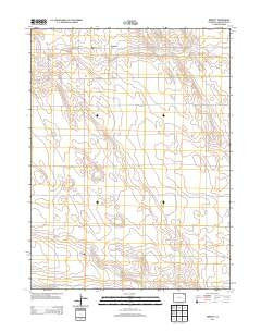 Burdett Colorado Historical topographic map, 1:24000 scale, 7.5 X 7.5 Minute, Year 2013
