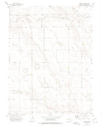 Burdett Colorado Historical topographic map, 1:24000 scale, 7.5 X 7.5 Minute, Year 1972