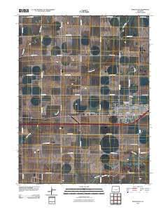 Burlington Colorado Historical topographic map, 1:24000 scale, 7.5 X 7.5 Minute, Year 2010
