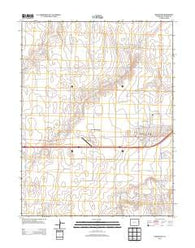 Burlington Colorado Historical topographic map, 1:24000 scale, 7.5 X 7.5 Minute, Year 2013