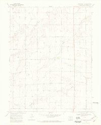 Burlington 3 NE Colorado Historical topographic map, 1:24000 scale, 7.5 X 7.5 Minute, Year 1969