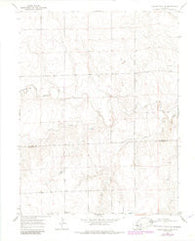 Burlington 3 SW Colorado Historical topographic map, 1:24000 scale, 7.5 X 7.5 Minute, Year 1969