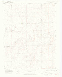 Burlington 3 SW Colorado Historical topographic map, 1:24000 scale, 7.5 X 7.5 Minute, Year 1969