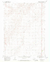 Burlington NE Colorado Historical topographic map, 1:24000 scale, 7.5 X 7.5 Minute, Year 1969