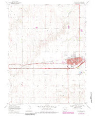 Burlington Colorado Historical topographic map, 1:24000 scale, 7.5 X 7.5 Minute, Year 1969