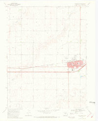 Burlington Colorado Historical topographic map, 1:24000 scale, 7.5 X 7.5 Minute, Year 1969