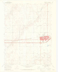 Burlington Colorado Historical topographic map, 1:24000 scale, 7.5 X 7.5 Minute, Year 1969