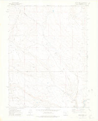 Burns North Colorado Historical topographic map, 1:24000 scale, 7.5 X 7.5 Minute, Year 1972
