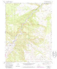 Burns South Colorado Historical topographic map, 1:24000 scale, 7.5 X 7.5 Minute, Year 1972