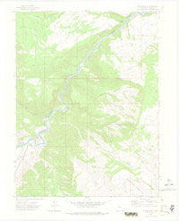 Burns South Colorado Historical topographic map, 1:24000 scale, 7.5 X 7.5 Minute, Year 1972