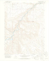 Burns South Colorado Historical topographic map, 1:24000 scale, 7.5 X 7.5 Minute, Year 1972