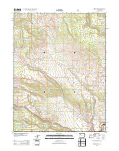 Burns North Colorado Historical topographic map, 1:24000 scale, 7.5 X 7.5 Minute, Year 2013