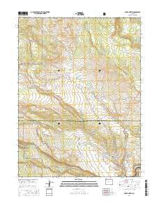 Burns North Colorado Current topographic map, 1:24000 scale, 7.5 X 7.5 Minute, Year 2016