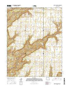 Burnt Cabin Creek Colorado Current topographic map, 1:24000 scale, 7.5 X 7.5 Minute, Year 2016