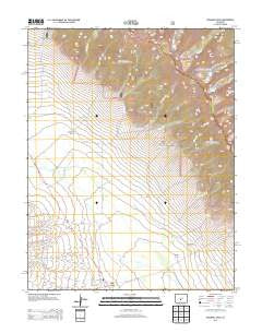 Bushnell Peak Colorado Historical topographic map, 1:24000 scale, 7.5 X 7.5 Minute, Year 2013