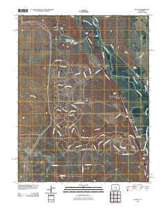 Buttes Colorado Historical topographic map, 1:24000 scale, 7.5 X 7.5 Minute, Year 2010