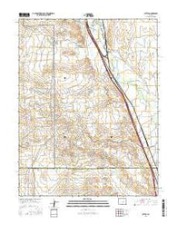 Buttes Colorado Current topographic map, 1:24000 scale, 7.5 X 7.5 Minute, Year 2016