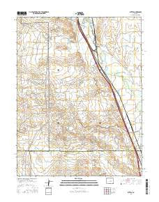 Buttes Colorado Current topographic map, 1:24000 scale, 7.5 X 7.5 Minute, Year 2016