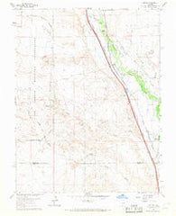 Buttes Colorado Historical topographic map, 1:24000 scale, 7.5 X 7.5 Minute, Year 1961