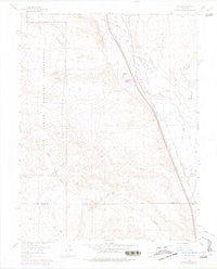 Buttes Colorado Historical topographic map, 1:24000 scale, 7.5 X 7.5 Minute, Year 1961