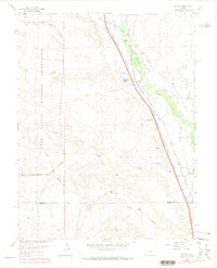 Buttes Colorado Historical topographic map, 1:24000 scale, 7.5 X 7.5 Minute, Year 1961