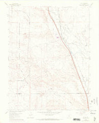 Buttes Colorado Historical topographic map, 1:24000 scale, 7.5 X 7.5 Minute, Year 1961