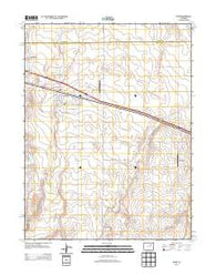 Byers Colorado Historical topographic map, 1:24000 scale, 7.5 X 7.5 Minute, Year 2013