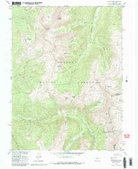 Byers Peak Colorado Historical topographic map, 1:24000 scale, 7.5 X 7.5 Minute, Year 1957