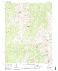 Byers Peak Colorado Historical topographic map, 1:24000 scale, 7.5 X 7.5 Minute, Year 1957