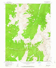 Byers Peak Colorado Historical topographic map, 1:24000 scale, 7.5 X 7.5 Minute, Year 1957
