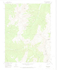 Byers Peak Colorado Historical topographic map, 1:24000 scale, 7.5 X 7.5 Minute, Year 1957