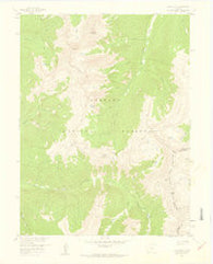 Byers Peak Colorado Historical topographic map, 1:24000 scale, 7.5 X 7.5 Minute, Year 1957
