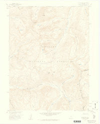 Byers Peak Colorado Historical topographic map, 1:24000 scale, 7.5 X 7.5 Minute, Year 1957