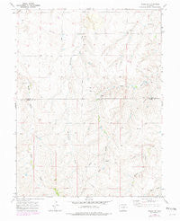 Byers SW Colorado Historical topographic map, 1:24000 scale, 7.5 X 7.5 Minute, Year 1969