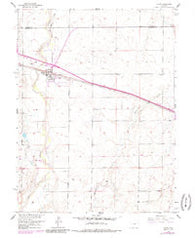 Byers Colorado Historical topographic map, 1:24000 scale, 7.5 X 7.5 Minute, Year 1956