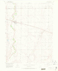 Byers Colorado Historical topographic map, 1:24000 scale, 7.5 X 7.5 Minute, Year 1956