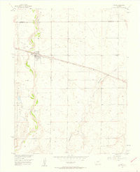 Byers Colorado Historical topographic map, 1:24000 scale, 7.5 X 7.5 Minute, Year 1956