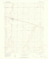 Byers Colorado Historical topographic map, 1:24000 scale, 7.5 X 7.5 Minute, Year 1956