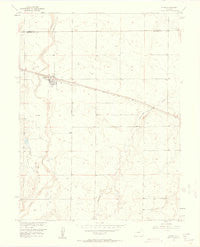 Byers Colorado Historical topographic map, 1:24000 scale, 7.5 X 7.5 Minute, Year 1956