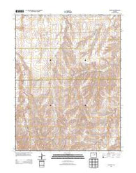Byers SW Colorado Historical topographic map, 1:24000 scale, 7.5 X 7.5 Minute, Year 2013