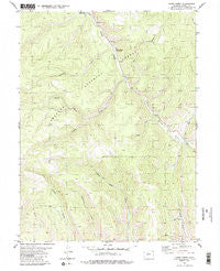 Cabin Creek Colorado Historical topographic map, 1:24000 scale, 7.5 X 7.5 Minute, Year 1980